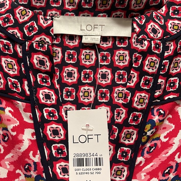 Loft Patterned Blouse - Picture 2 of 4